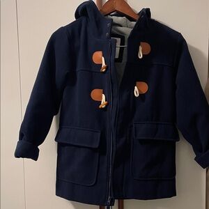 Cat & Jack Navy Pea Coat with Toggle Closures